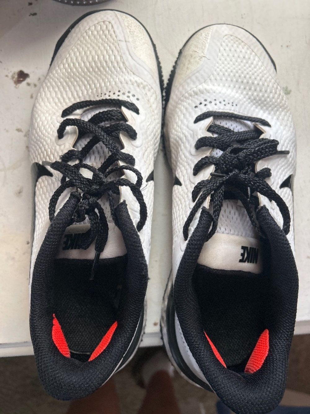 Nike Alpha Huarache Elite 3 Turf Baseball Shoes Men’s Sz 6 White Black CV3560-10